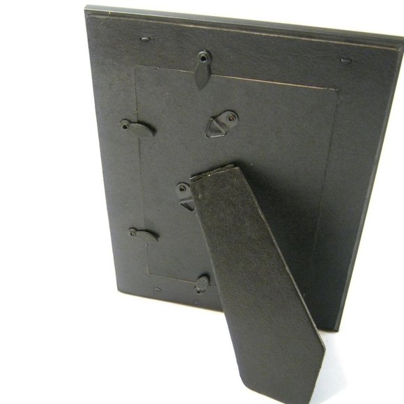 Ornate Cherry Wood Gold Embossed Photo Frame Picture Holder for 4x6 photo- new - Picture 4 of 5